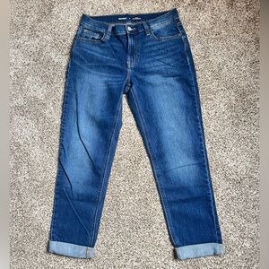 Old Navy Women's Dark Blue Boyfriend Jeans